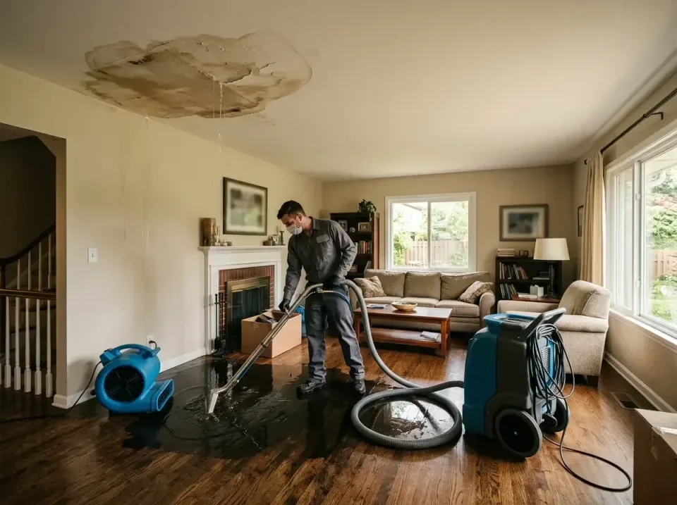attic-pipe-burst-ceiling-drip-008 — frequently asked questions, Water Damage Restoration & Carpet Care in Preston Heights, IL